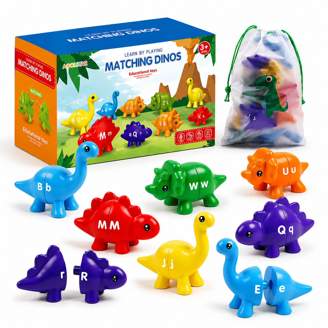 Dinosaur Alphabet Matching Game