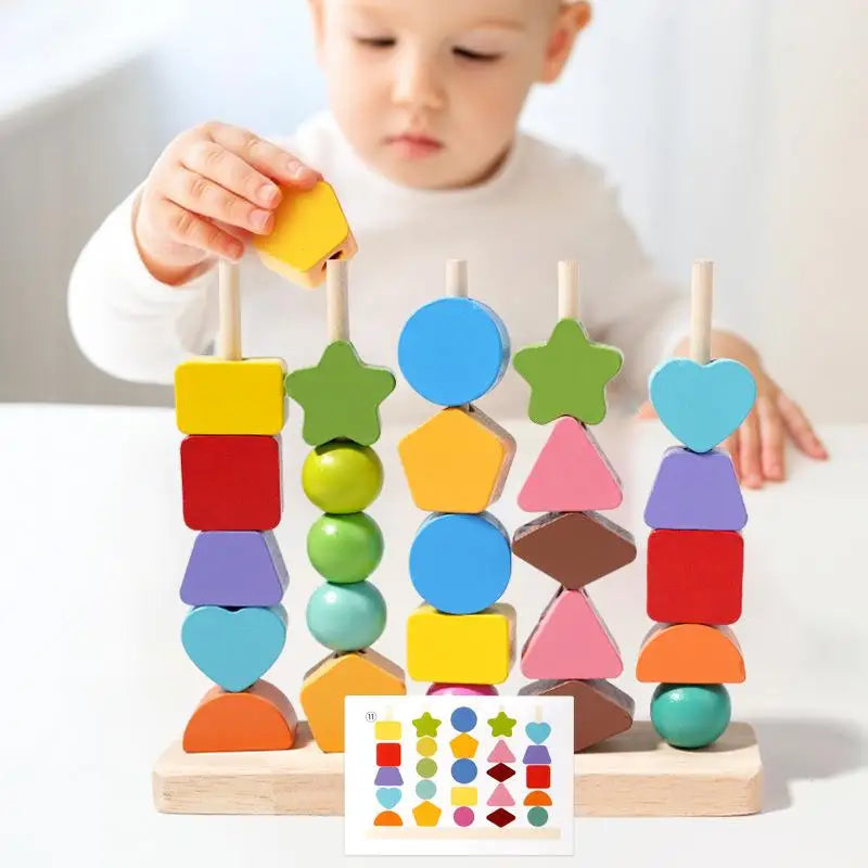 Bubbubs Wooden Stacking Blocks