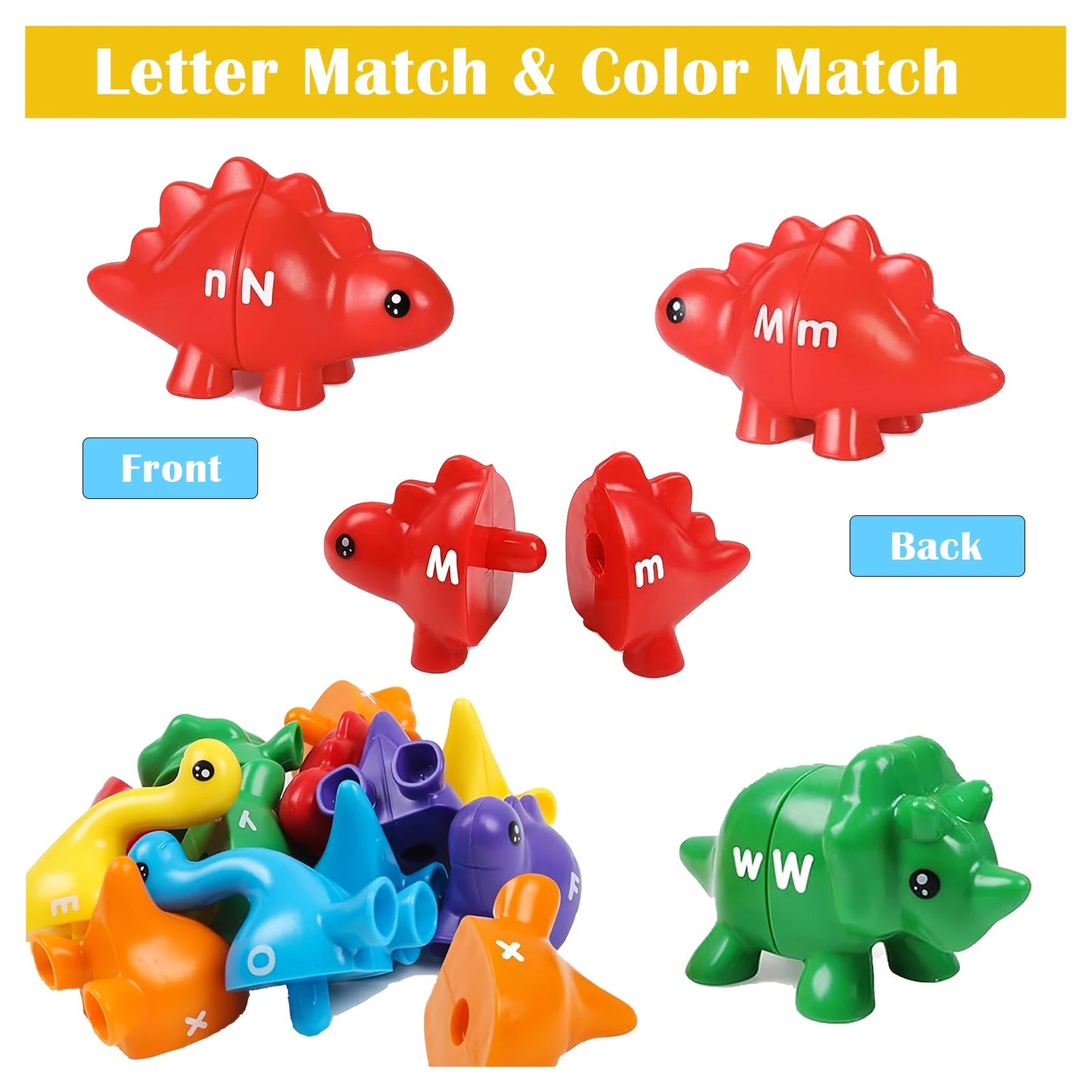 Dinosaur Alphabet Matching Game