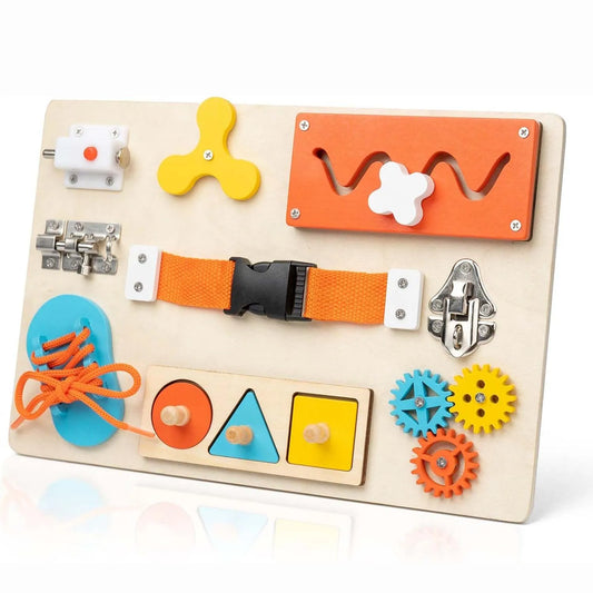 Bubbubs Montessori Busy Board