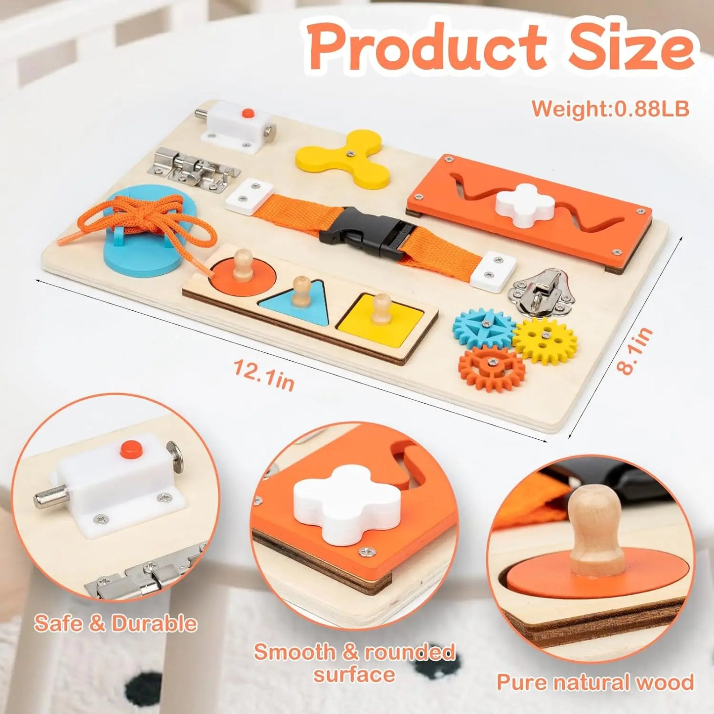 Bubbubs Montessori Busy Board