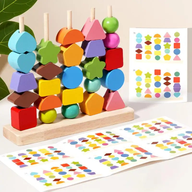 Bubbubs Wooden Stacking Blocks