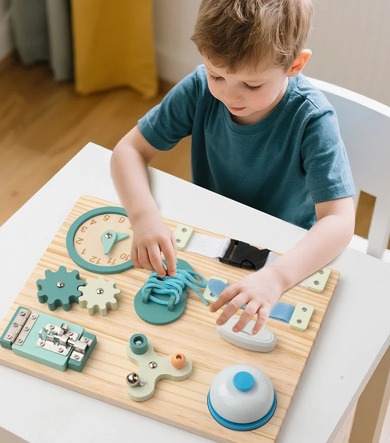 Bubbubs Montessori Busy Board