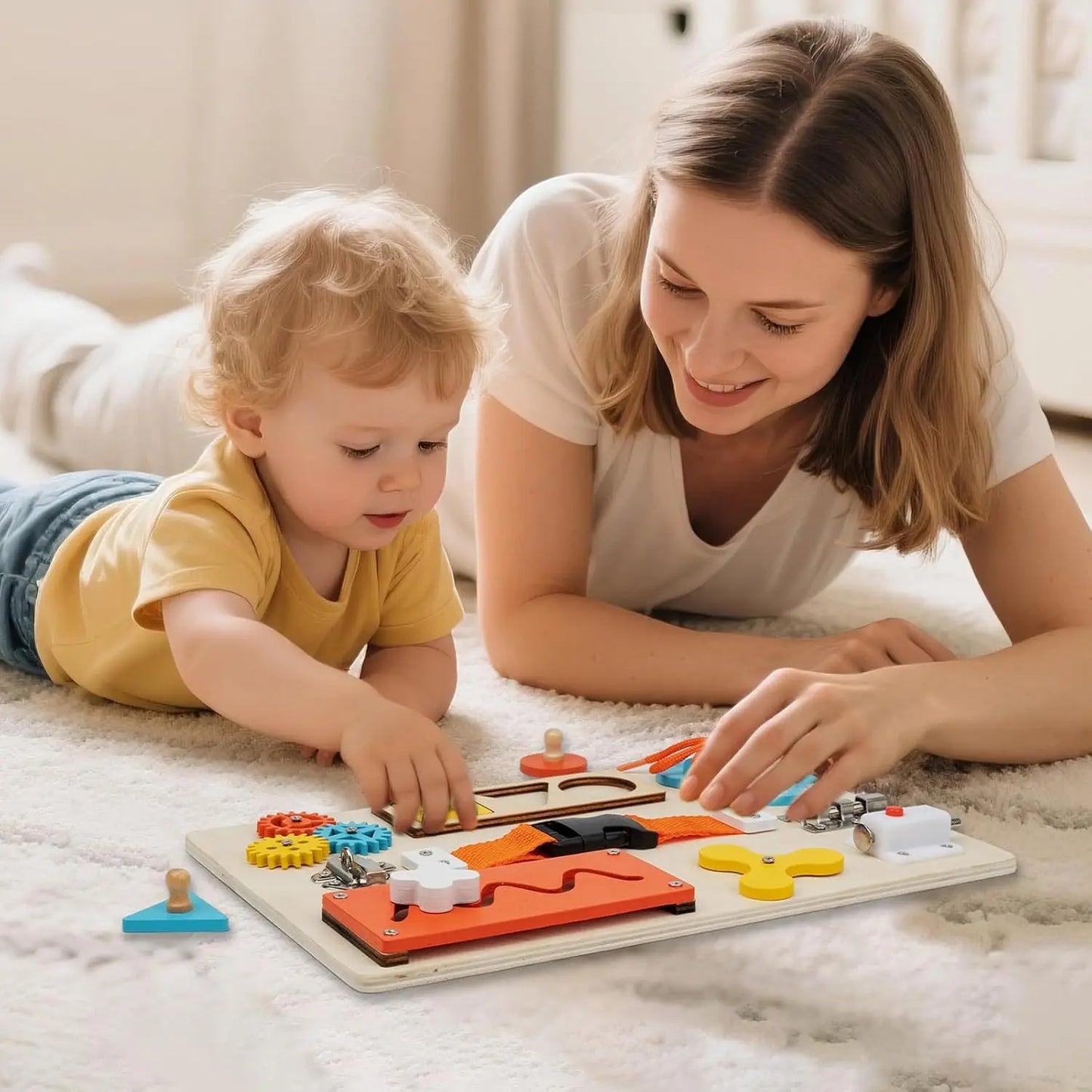 Bubbubs Montessori Busy Board